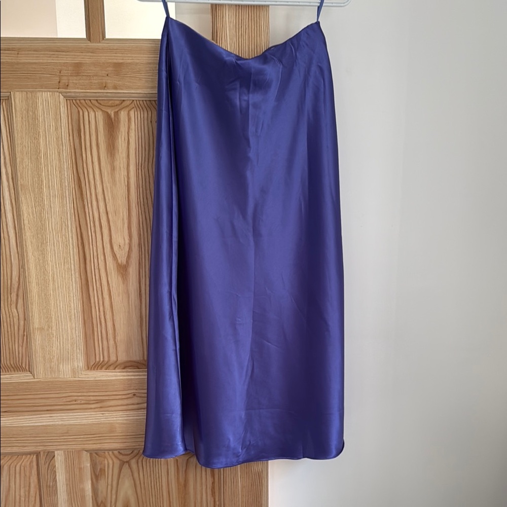 Sans Souci Blue Midi Skirt
